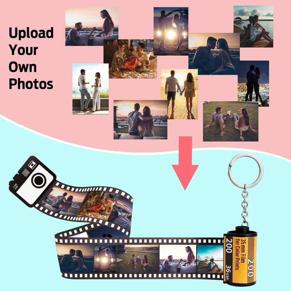 Memory Film Roll Keychain