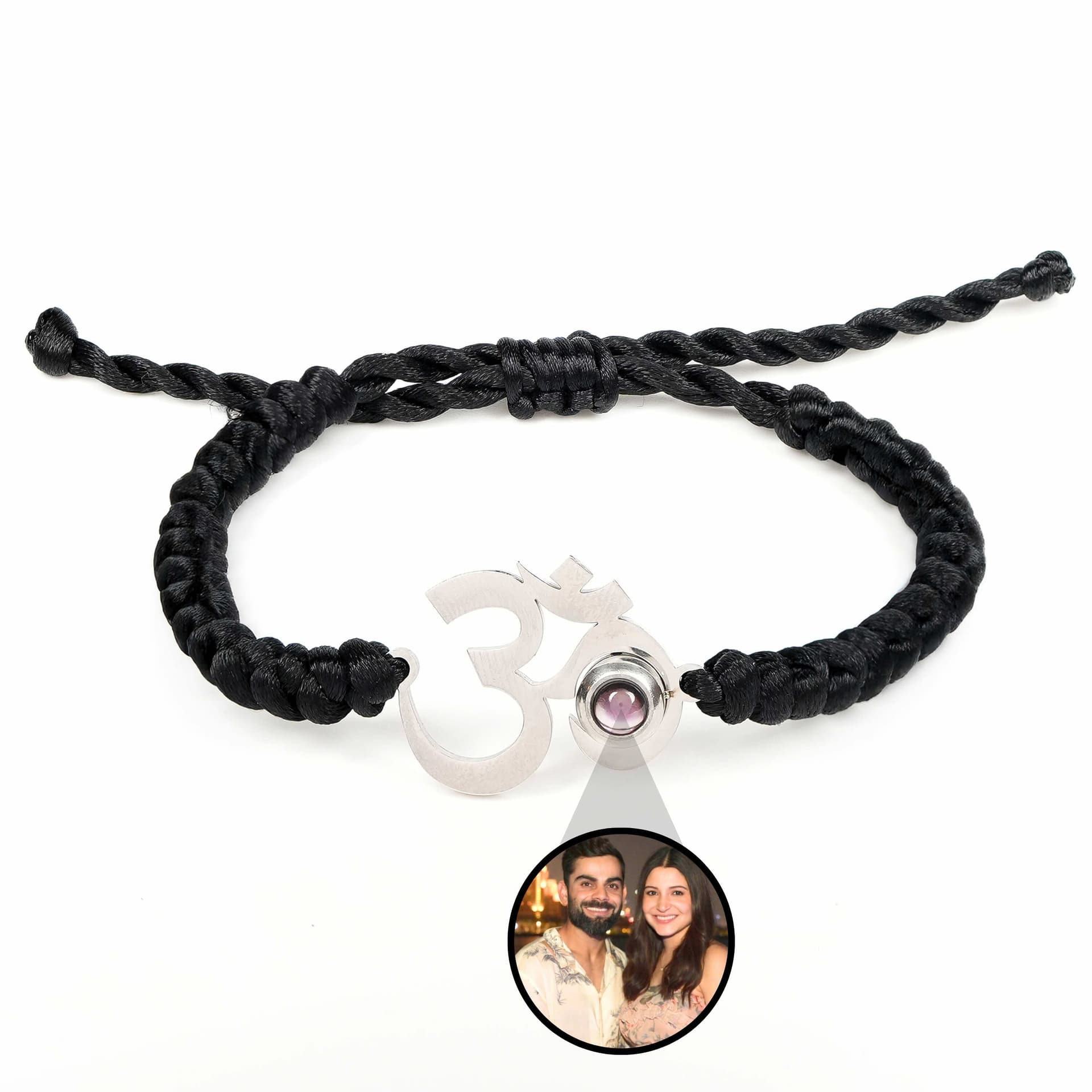 Braided Om Bracelet