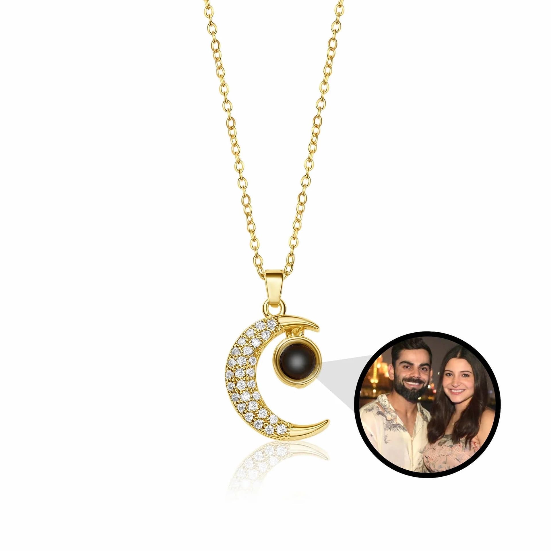 Crescent Moon PhotoJewels Necklace