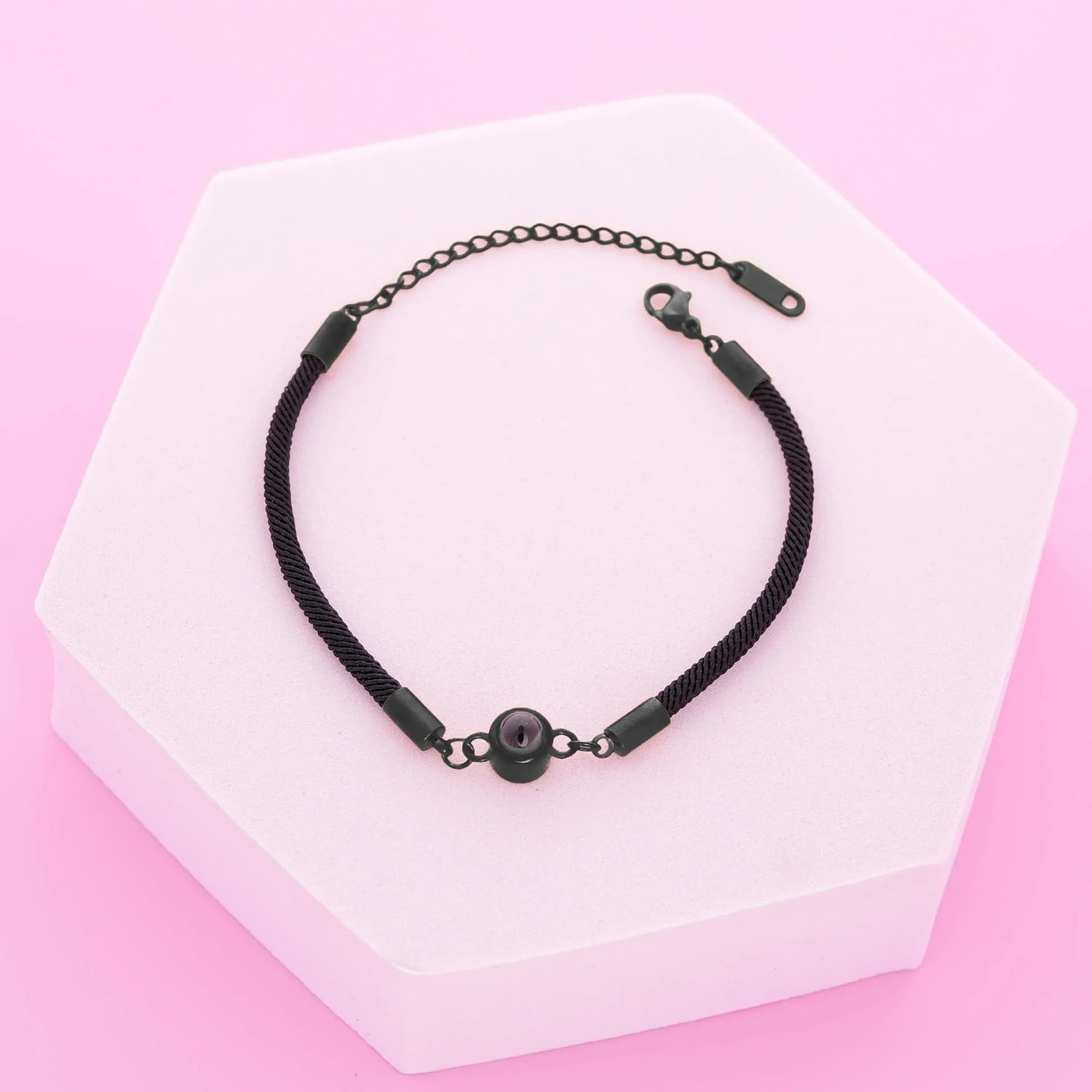 Black Rope PhotoJewels Bracelet